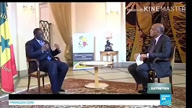 [Archive] Macky Sall sur France24 : Mon prédécesseur a voulu un 3e mandat, il y a eu des morts