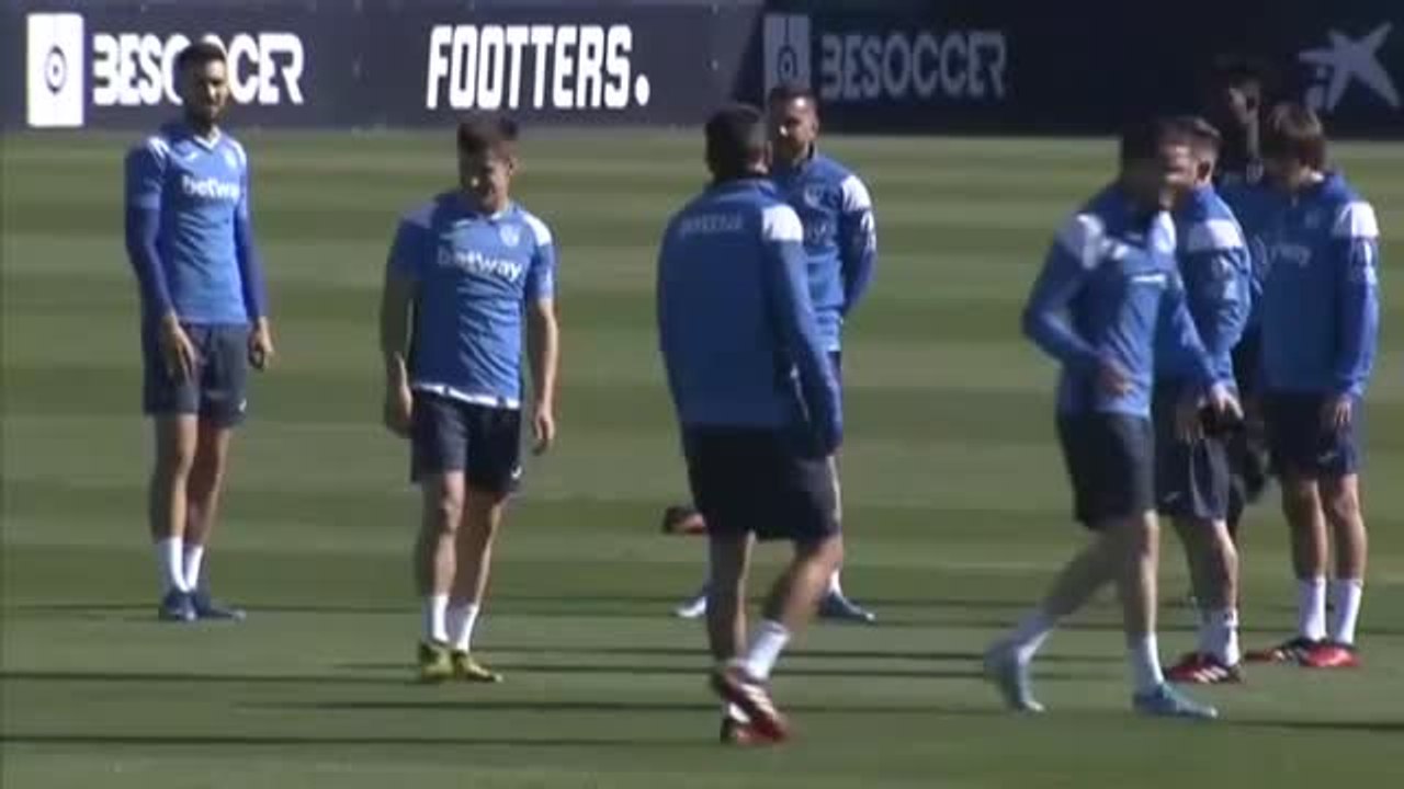 El Leganés entrena sin Braithwaite