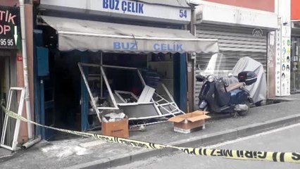 Beyoğlu'nda iş yerindeki patlamada 1 kişi yaralandı