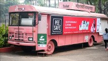Ônibus antigos viram banheiros femininos confortáveis e seguros na Índia