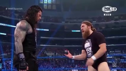 WWE Lumberjack Match - Roman Reigns vs. Erick Rowan SmackDown