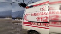 Bahçesaray'daki 5 hasta askeri helikopterle Van'a sevk edildi
