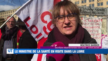 A la Une : Le Ministre de la Santé et des solidarités en visite à Saint-Etienne / Les avocats envoient des recommandés au Ministre de la justice / La vache Idéale de la région, égérie du Salon de l'Agriculture