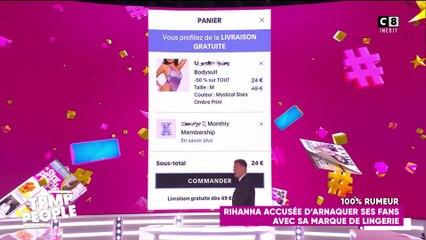 Rihanna accusée d'arnaquer ses fans avec sa marque de lingerie