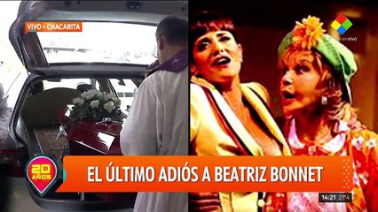 El último y solitario adiós a Beatriz Bonnet