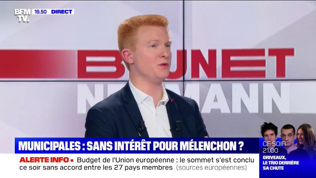 Adrien Quatennens: La France Insoumise n'est pas candidate aux élections municipales