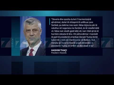 DIALOGU KOSOVE-SERBI, THAÇI THIRRJE KURTIT,«DEGJO SHBA-BE» - News, Lajme - Kanali 7