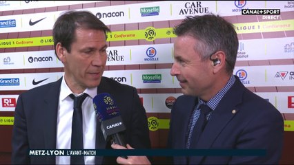 Les impressions de Rudi Garcia avant Metz / OL - Ligue 1 Conforama