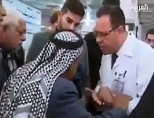 لحظة وفاة رجل عراقي على الهواء مباشرة اشتكى من تقصير الحكومة