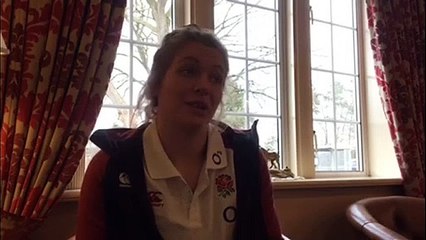 England Rugby Union Women's lock Zoe Aldcroft speaks to the Yorkshire Post