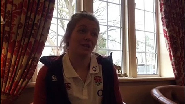 England Rugby Union Women's lock Zoe Aldcroft speaks to the Yorkshire Post