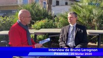 PEZENAS - Interview de Bruno Lerognon, les yeux dans les yeux avec Paul-Éric Laurès