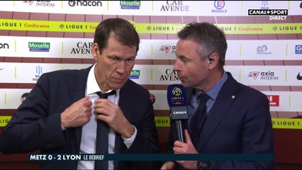 La réaction de Rudi Garcia après Metz / OL - Late Football Club