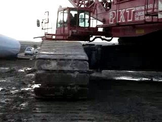 Demag CC2800 Partner Kran Technik (Pirson) moving 3