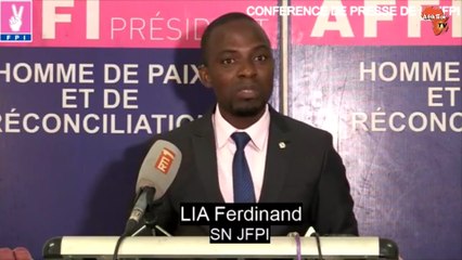 Ferdinand Lia Gnan SN JFPI répond à Lida Kouassi : " C'est irresponsable"