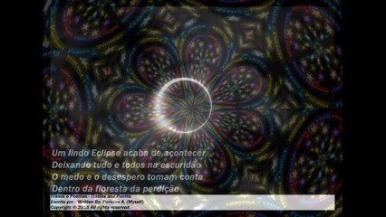 Um lindo Eclipse acaba de acontecer, a escuridão está em todo o lugar... [Poesia] [Frases e Poemas]