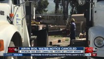 Arvin boil water notice canceled