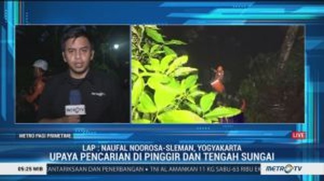 Tim SAR Cari Empat Siswa yang Hanyut di Sungai Sempor Sleman