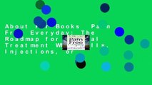 About For Books  Pain Free Everyday: The Roadmap for Natural Treatment When Pills, Injections, or