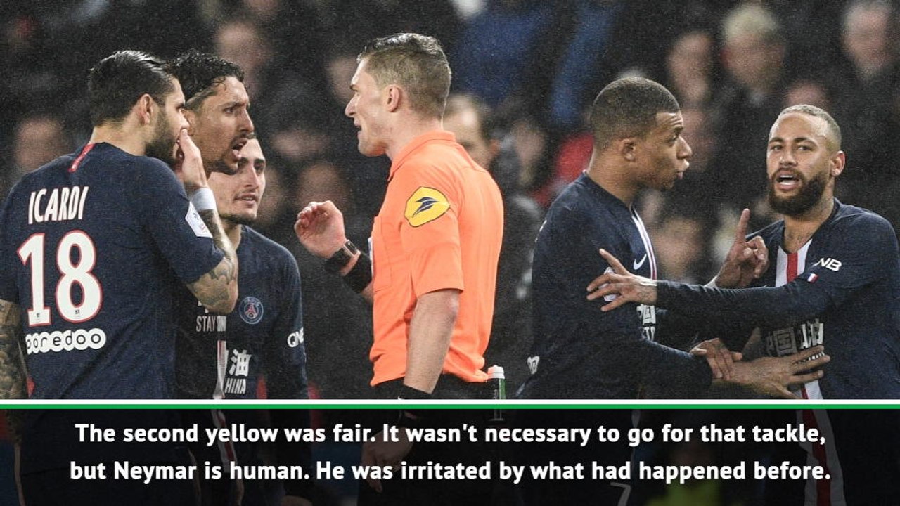 Tuchel sympathetic to Neymar after red card