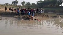 मदंसौरः तालाब में 16 घंटे रेसकयु के बाद मिला 15 वर्षीय समरथ का शव