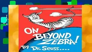 [Read] On beyond Zebra! (Classic Seuss)  Best Sellers Rank : #5