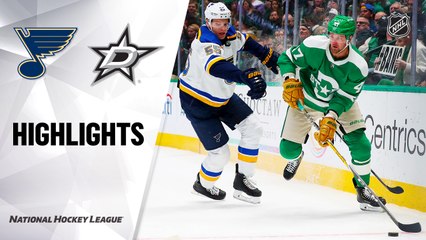NHL Highlights | Blues @ Stars 2/21/20