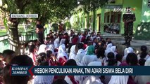 Heboh Penculikan Anak, TNI Ajari Siswa Bela Diri