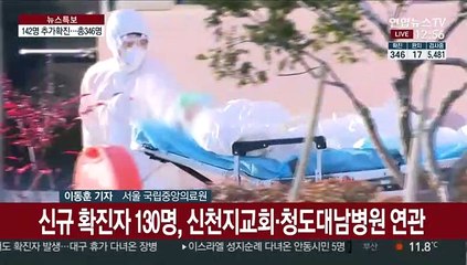 밤새 142명 추가 확진…신천지·대남병원서만 130명