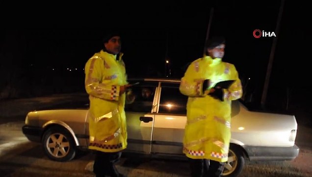 Jandarma ve emniyet ekiplerinden alkol denetimi