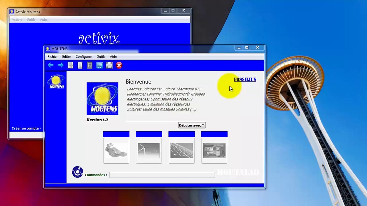 Procédure d'activation des logiciels MOUTENS