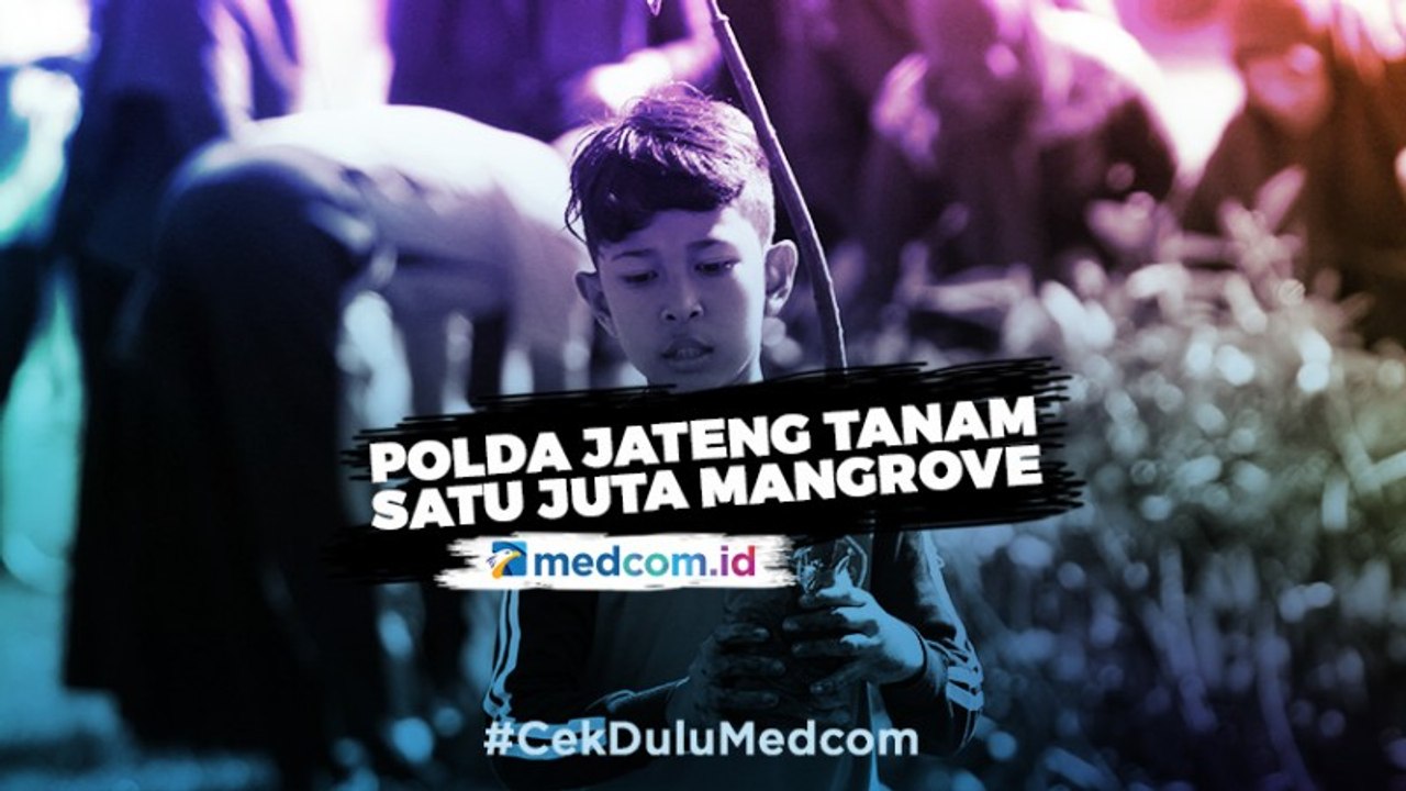 Polda Jateng Tanam Satu Juta Bibit Mangrove