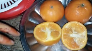 Orange juice without electric juicer machine please subscribe us