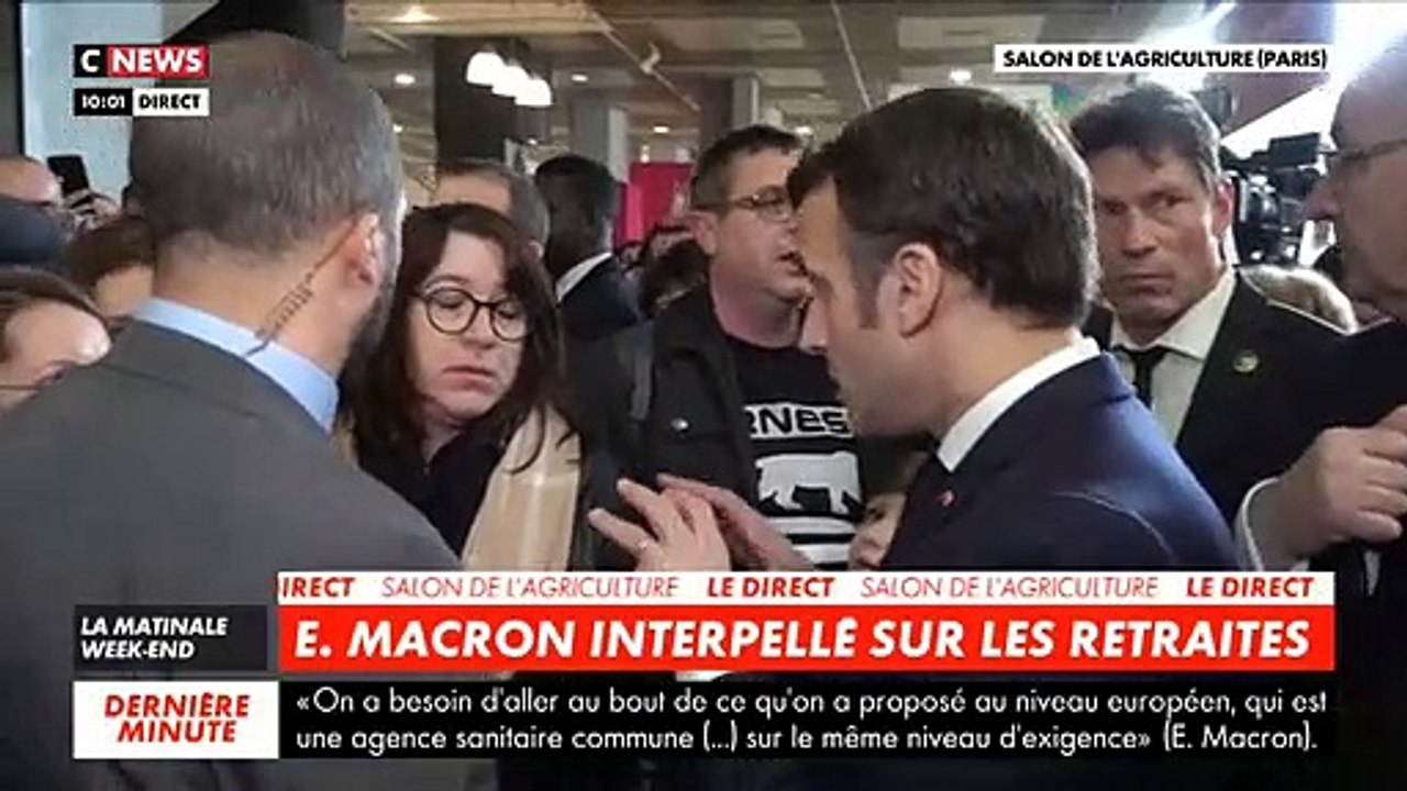 Salon de l'agriculture - Regardez cette gilet jaune qui interpelle Emmanuel Macron : "Je vis la guerre chaque samedi à cause des violences policières. Vous ne nous recevez pas, ça va mal finir !"