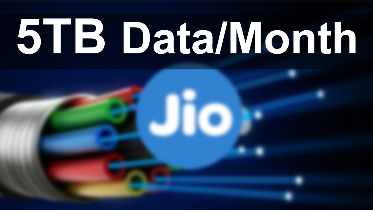 How To Get 5TB Data Per Month From JioFiber