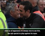 Lampard and Mourinho say reunion is 'not special'