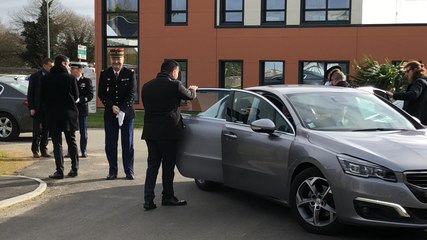 Christophe Castaner inaugure la gendarmerie de Baud