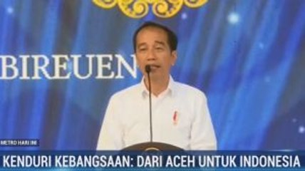 Pesan Jokowi di Kenduri Kebangsaan