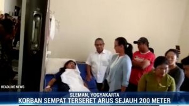 Korban Selamat Susur Sungai di Sleman Masih Dirawat