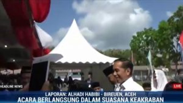 Jokowi Hadiri Kenduri Kebangsaan di Aceh