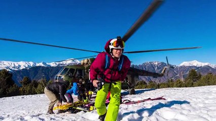 A week long Heliski expedition, joint venture of  Afiniti & ISPR culminated  at Shogran