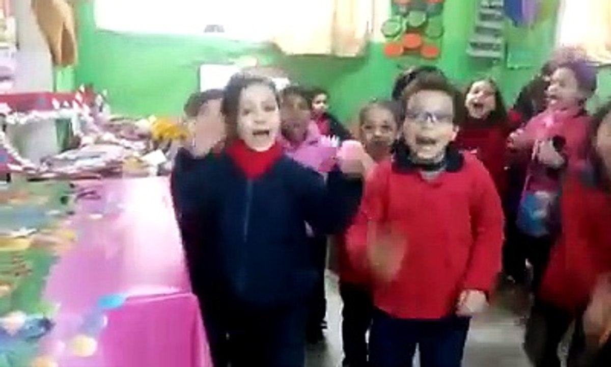 إحتفال مدرسة دار السعادة التجريبية بمرور ١٠٠ يوم ع الدراسه