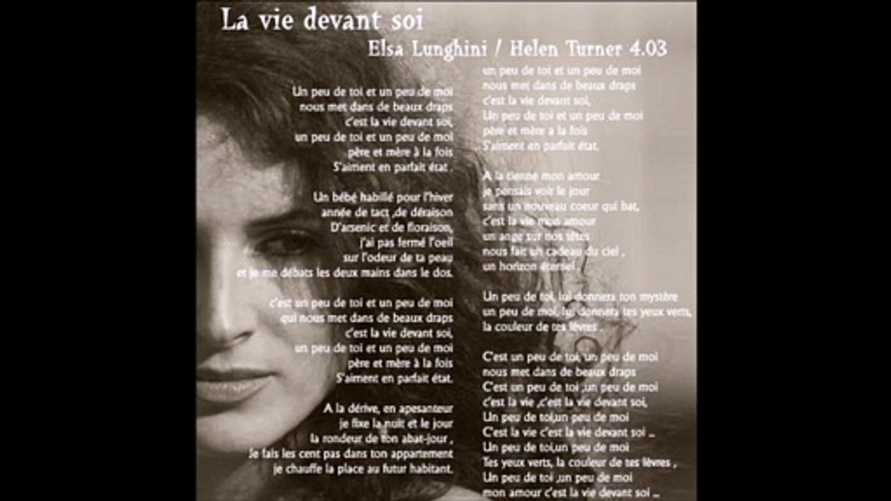 Elsa Lunghini - La Vie devant soi