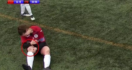 Böylesi daha önce görülmedi! Çıkan diz kapağını yumruklayarak yerine taktı