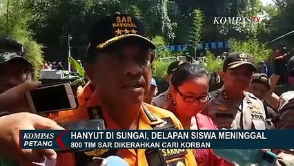 Hanyut di Sungai Sempor, 8 Siswa Meninggal