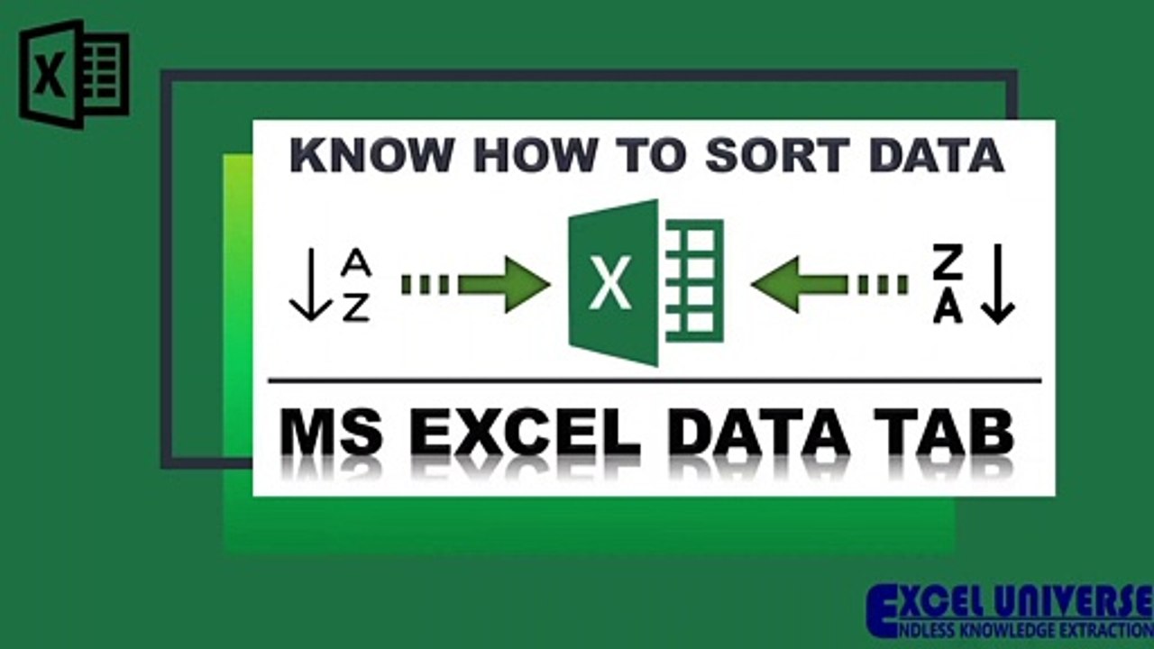 MS Excel Data TAB Part 3-Filter and Advance Filter.