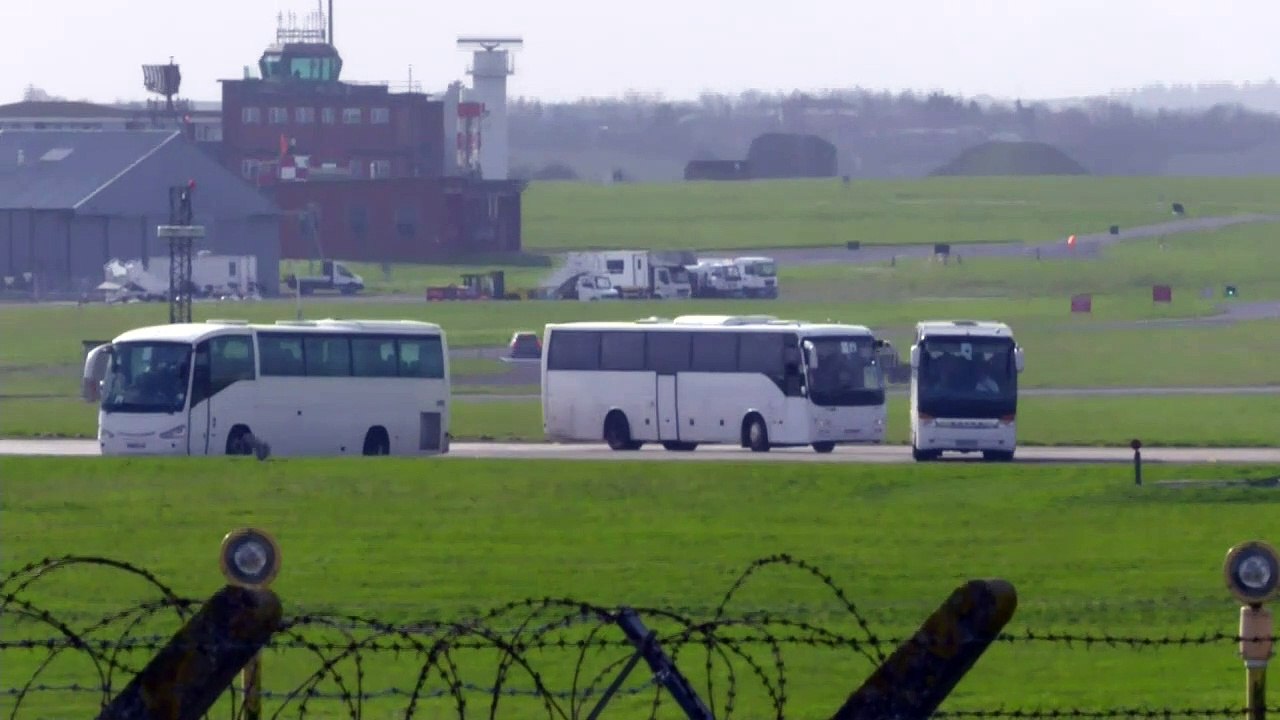 Repatriation plane lands at MOD Boscombe Down