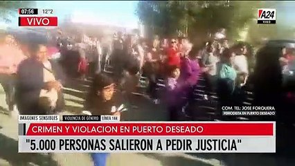 Crimen y violación en Puerto Deseado