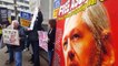 Vivienne Westwood joins Assange supporters in London ahead of extradition trial