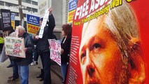 Vivienne Westwood joins Assange supporters in London ahead of extradition trial